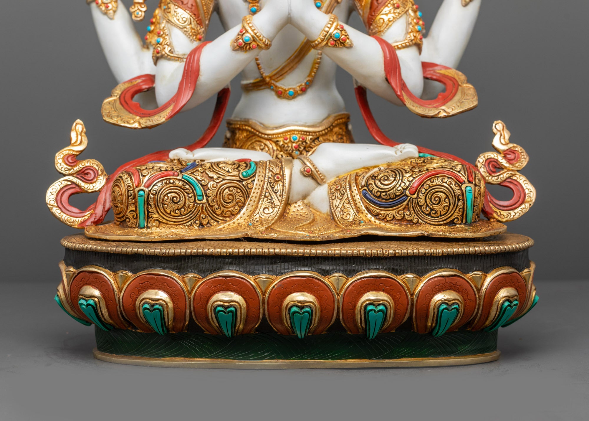 Tibetan Chenrezig Statue | Authentic Handmade Buddhist Figurine