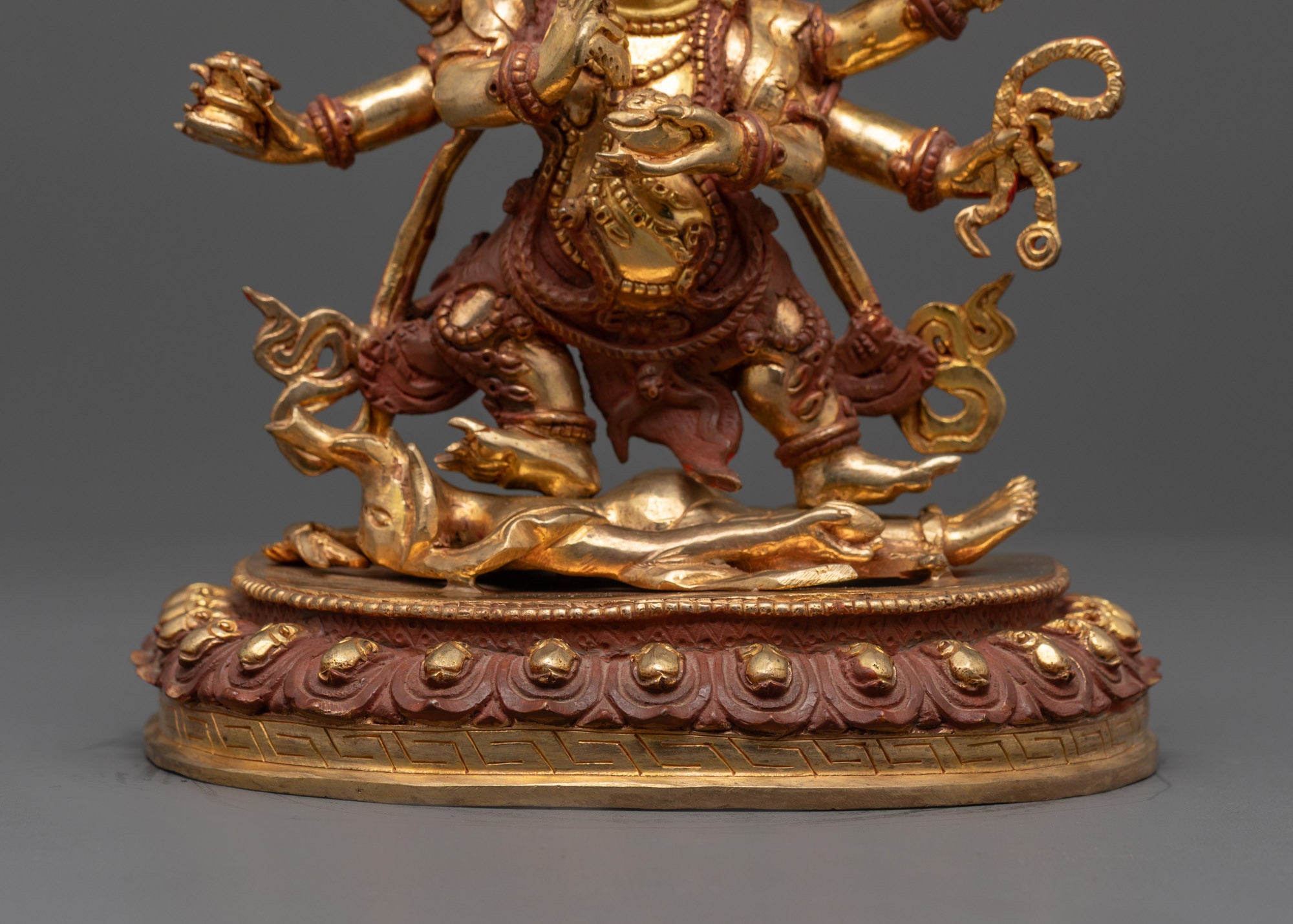 Six-Armed Mahakala Statue | Defender of Vajrayana Traditions