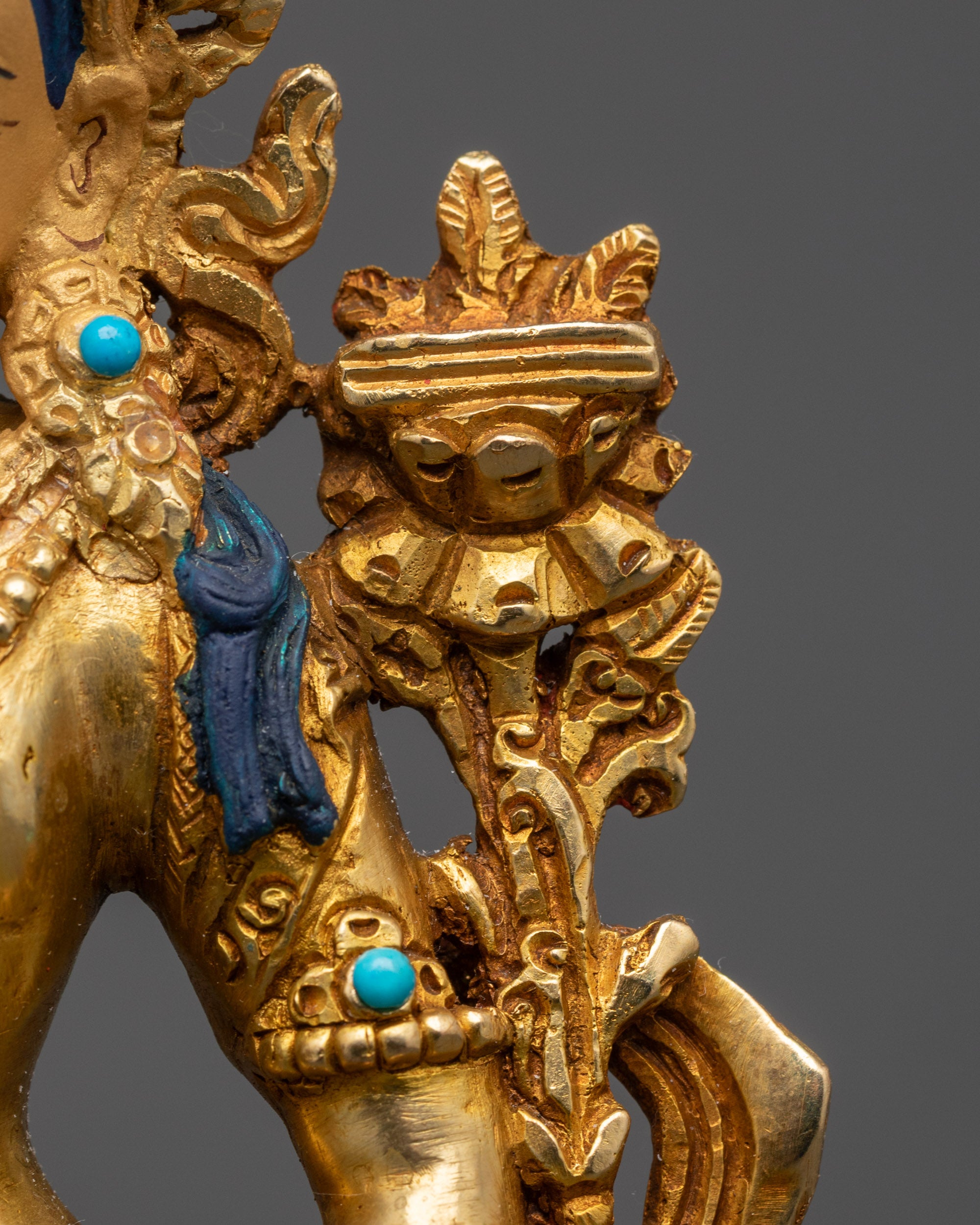 Standing Manjushri Statue | Wisdom Bodhisattva Sculpture from Nepal