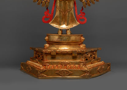1000-Armed Guan Yin Sculpture | Traditional Nepalese Artwork