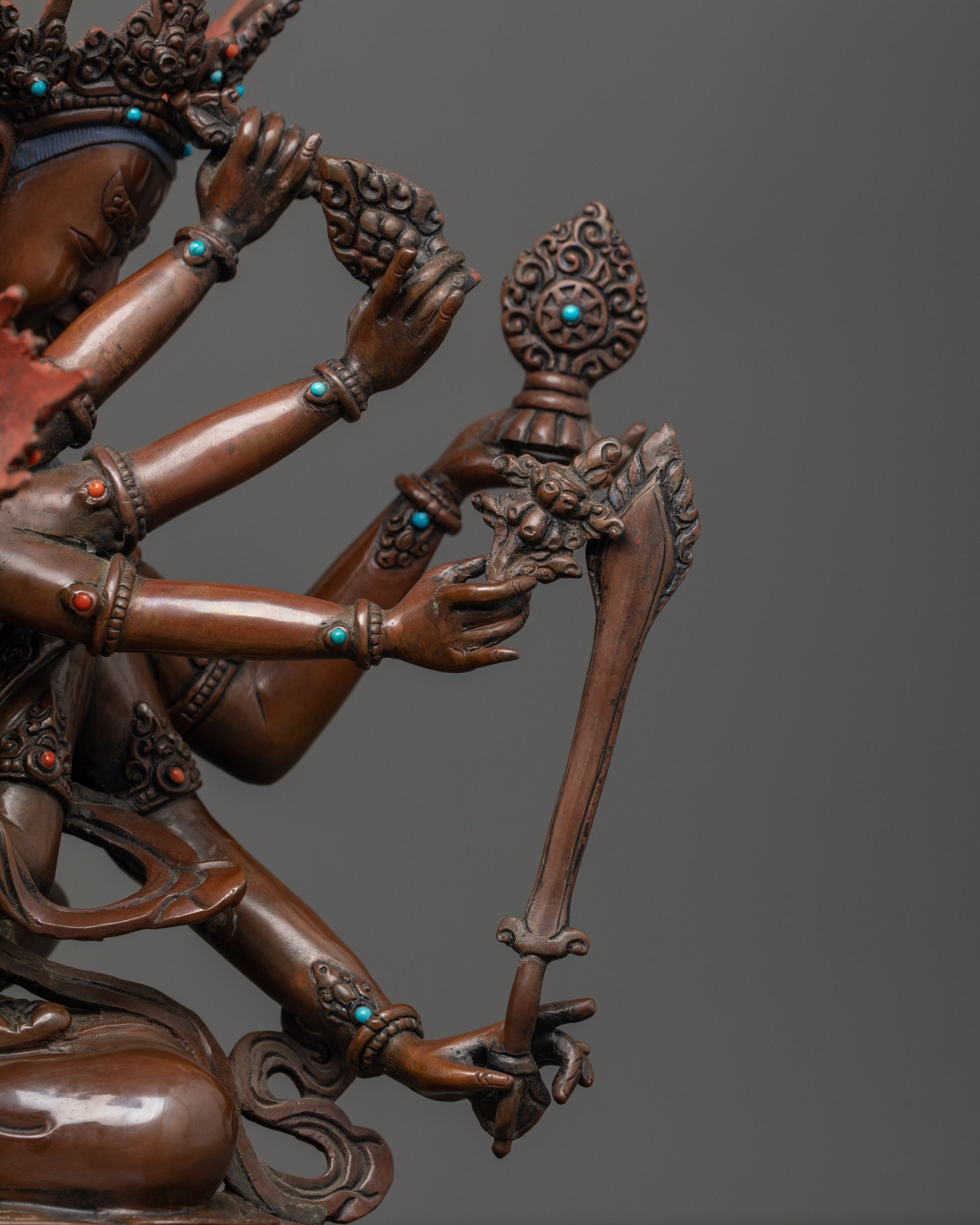 Guhyasamaja Union Statue | Vajrayana Buddhist Sculpture for Altars