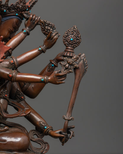 Guhyasamaja Union Statue | Vajrayana Buddhist Sculpture for Altars