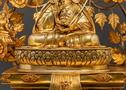 Authentic Guru Sangey Set Statue | Himalayan Buddhist Sculpture