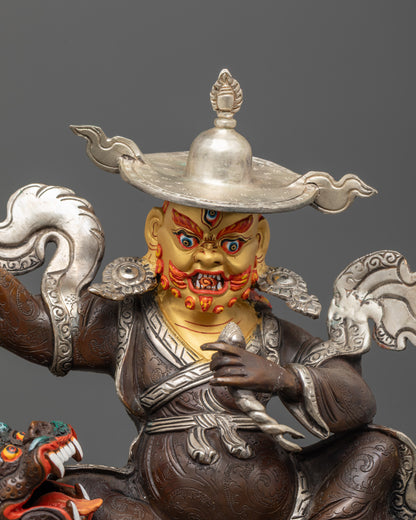 Ekajati, Rahula & Dorje Legpa Statue Set | Buddhist Protector Deities