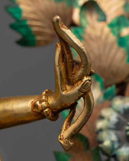 Elegant Maha Manjushri Statue | Detailed Handmade Sculpture of Nepal