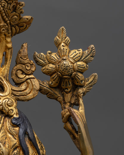 Detailed Avalokiteshvara Statue | Traditional Nepalese Artisan Craft