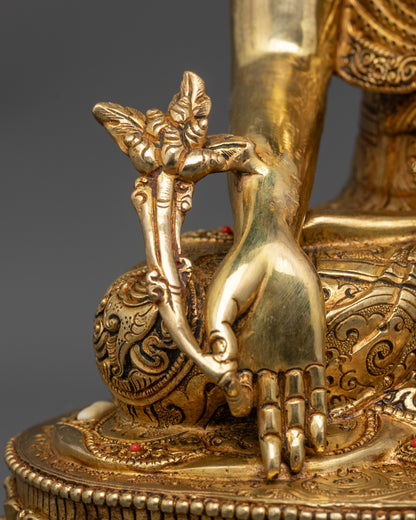 Detailed Medicine Buddha Sculpture | Exquisite Healing Statue for Altar