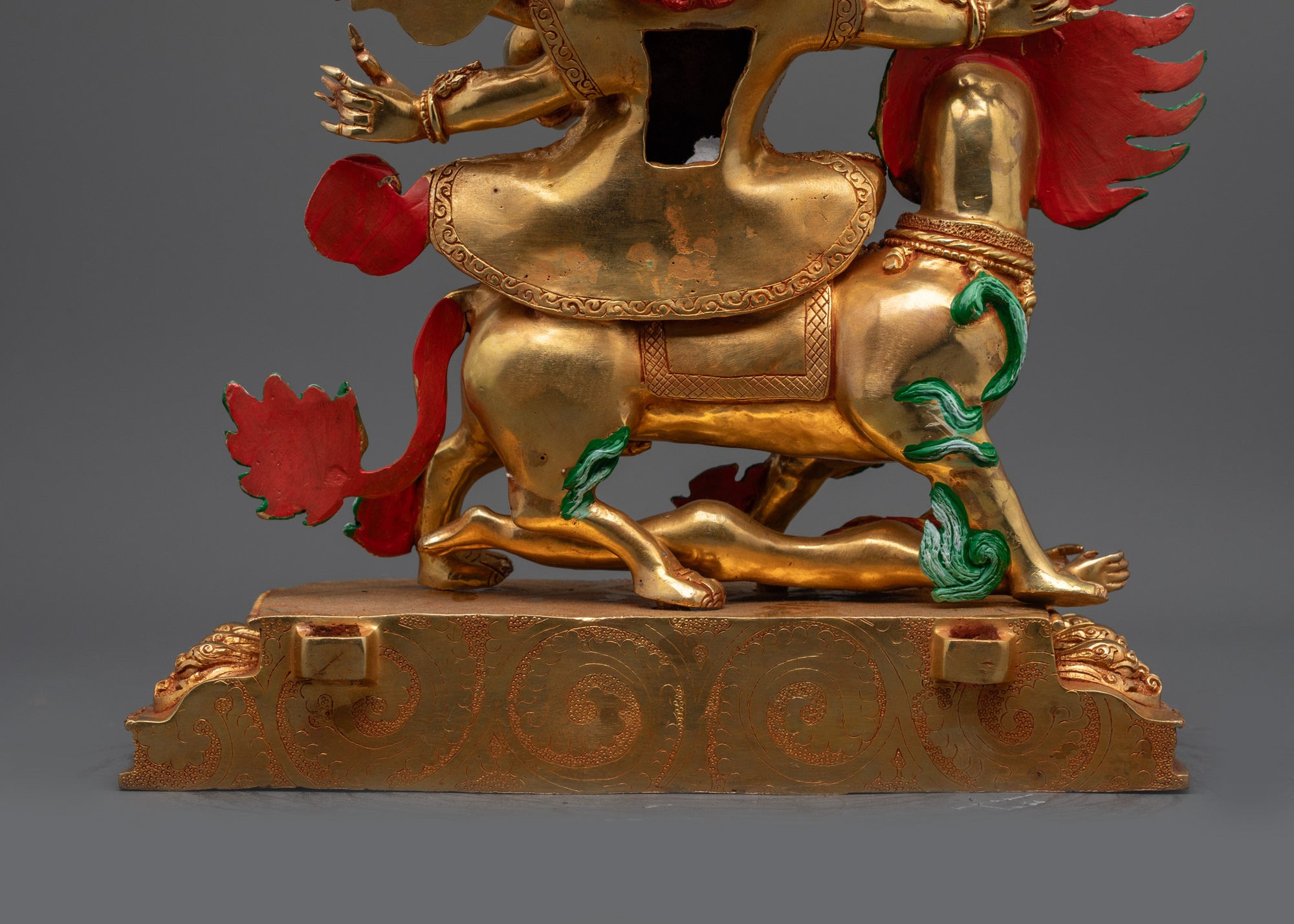 Pehar Gyalpo Statue | Religious Protector Figurine with Fine Detailing