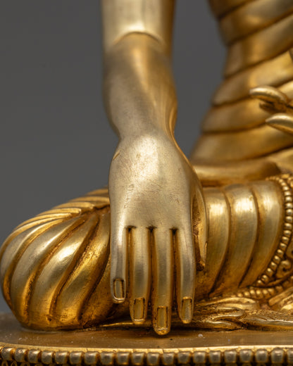 Enlightened Shakyamuni Buddha Statue | Spiritual Decor from Nepal