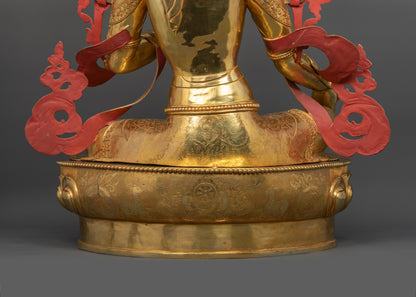 Shop Our Large Size Green Tara Statue | Buddhist Goddess