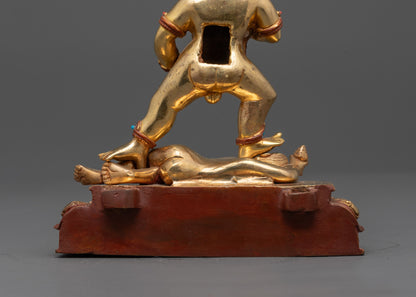 Black Dzambhala Statue | Buddhist Prosperity Protector