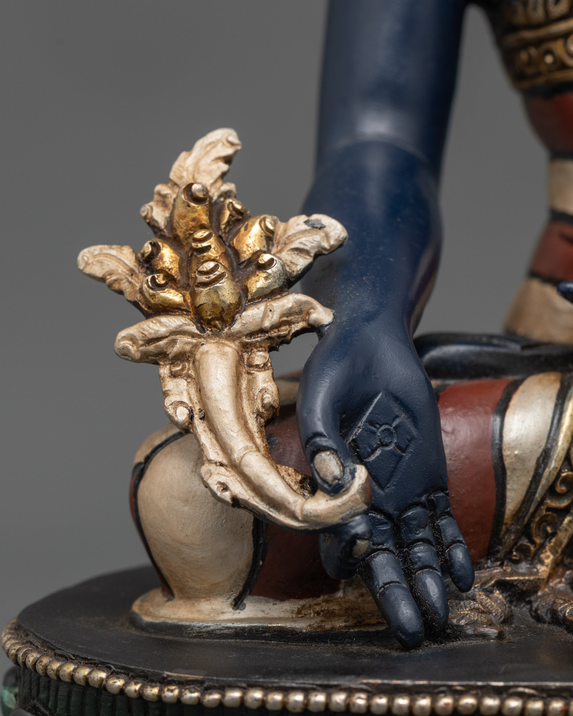 Sacred Bhaisajyaguru Buddha Statue | Handmade Sculpture from Nepal