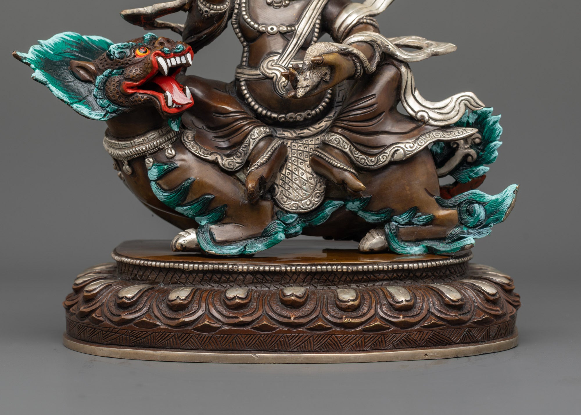 Namtoshe Wealth Deity Statue | Handmade Copper Buddhist Artwork