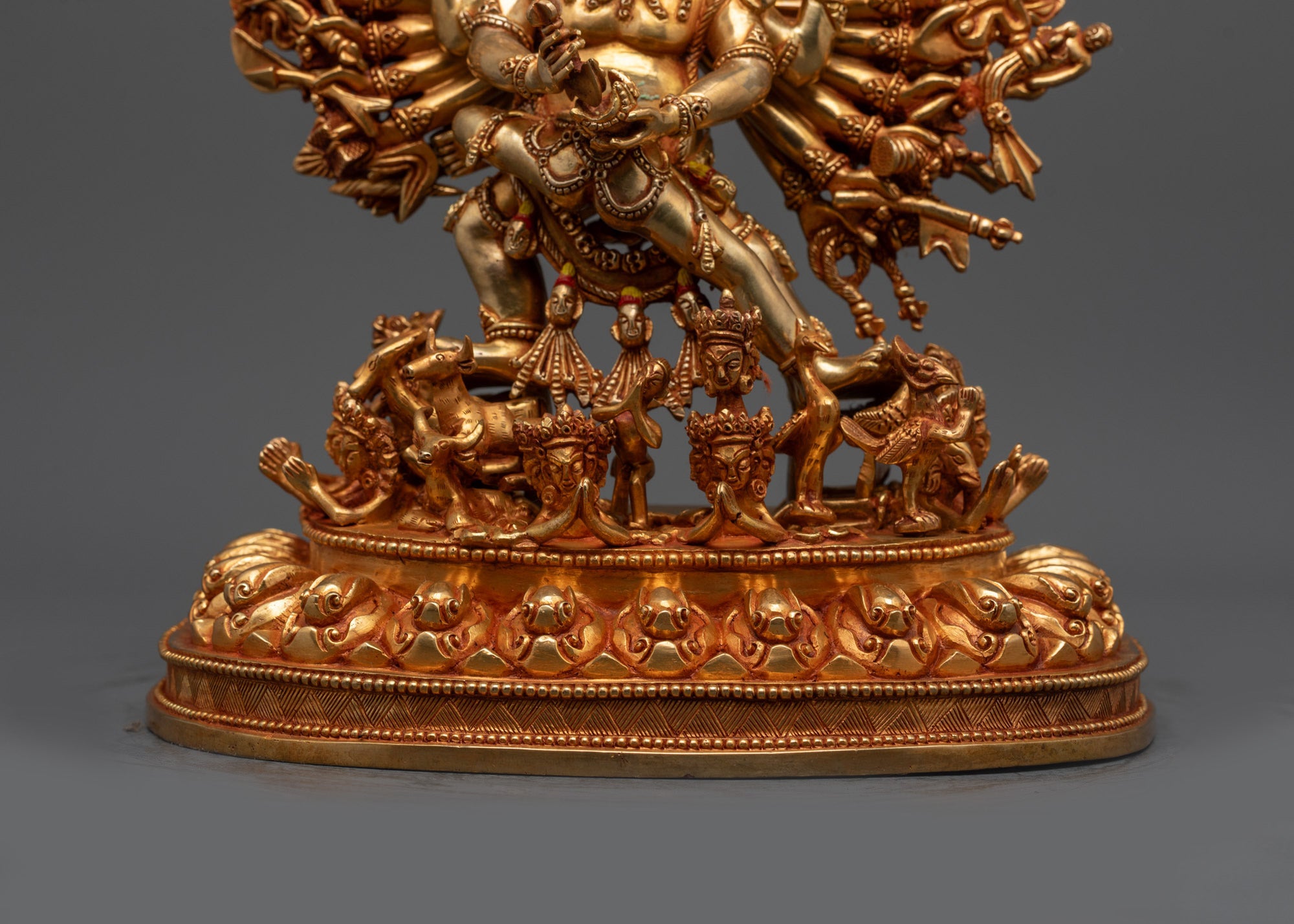 Handcrafted Yamantaka Statue | Wrathful Protector Statue from Nepal