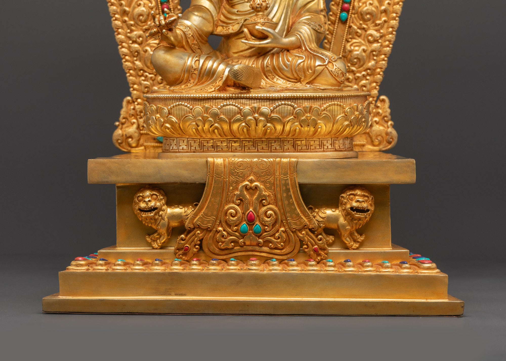 Majestic Statue of Guru Rinpoche | Handmade Nepalese Artwork