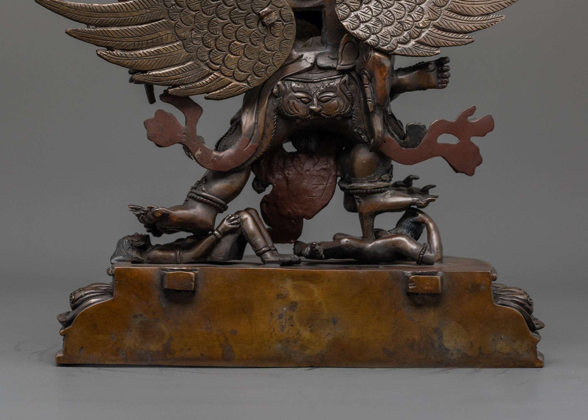 Tibetan Hayagriva Statue | Lost Wax Carved Buddhist Deity
