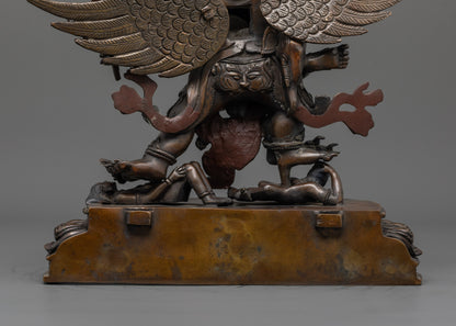 Tibetan Hayagriva Statue | Lost Wax Carved Buddhist Deity