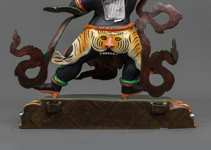 Wrathful Colored Manjushri Statue | Himalayan Sacred Art