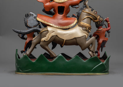Palden Lhamo Statue | Wrathful Dharmapala Protector Sculpture