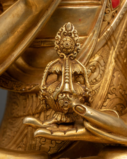 Je Tsongkhapa Statue | Tibetan Lama Teacher Figurine