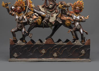 Palden Lhamo Sculpture | Fierce Guardian Goddess of Tibet Statue