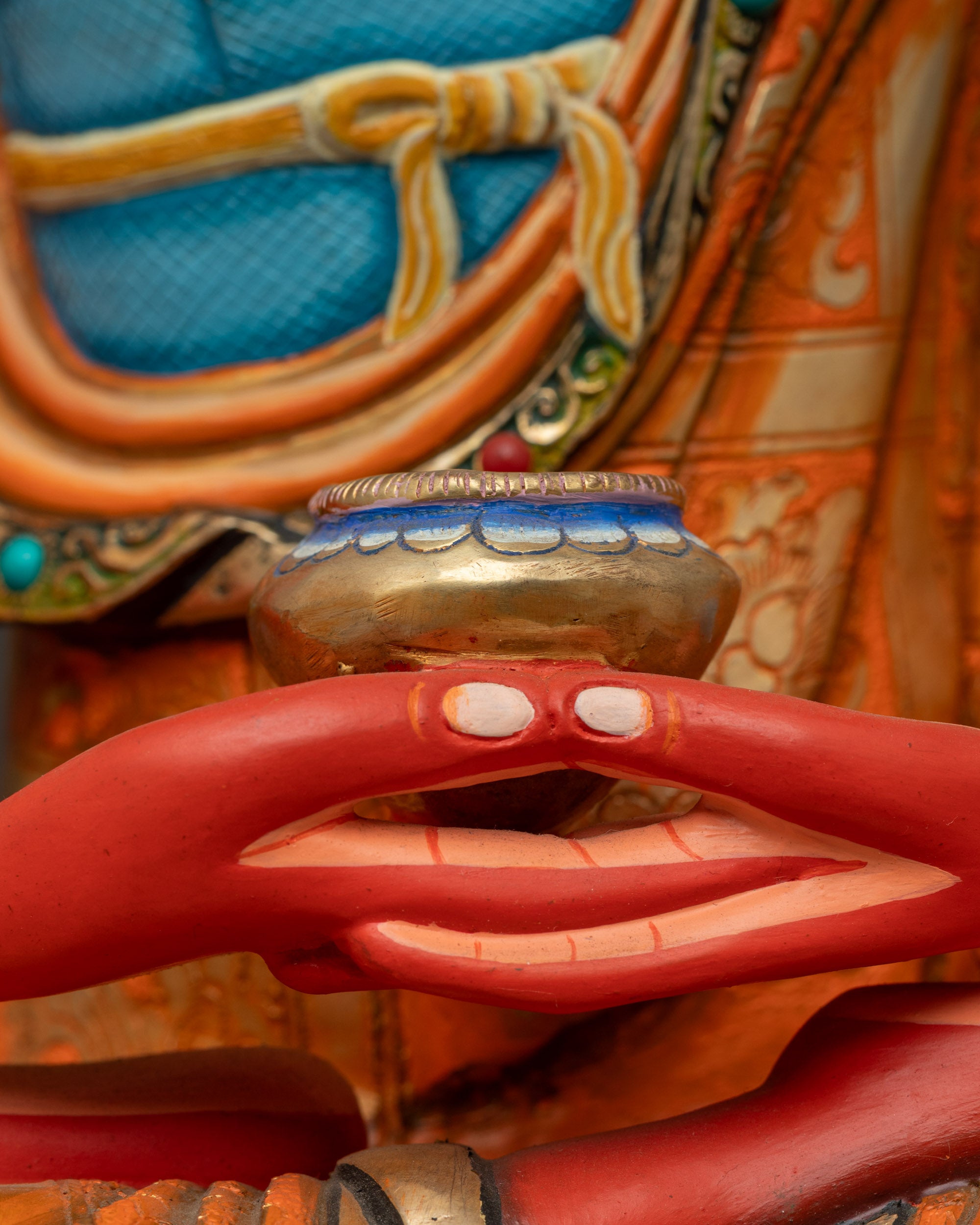 Spiritual Amitabha Buddha Statue | Nepalese for Pure Land Devotion