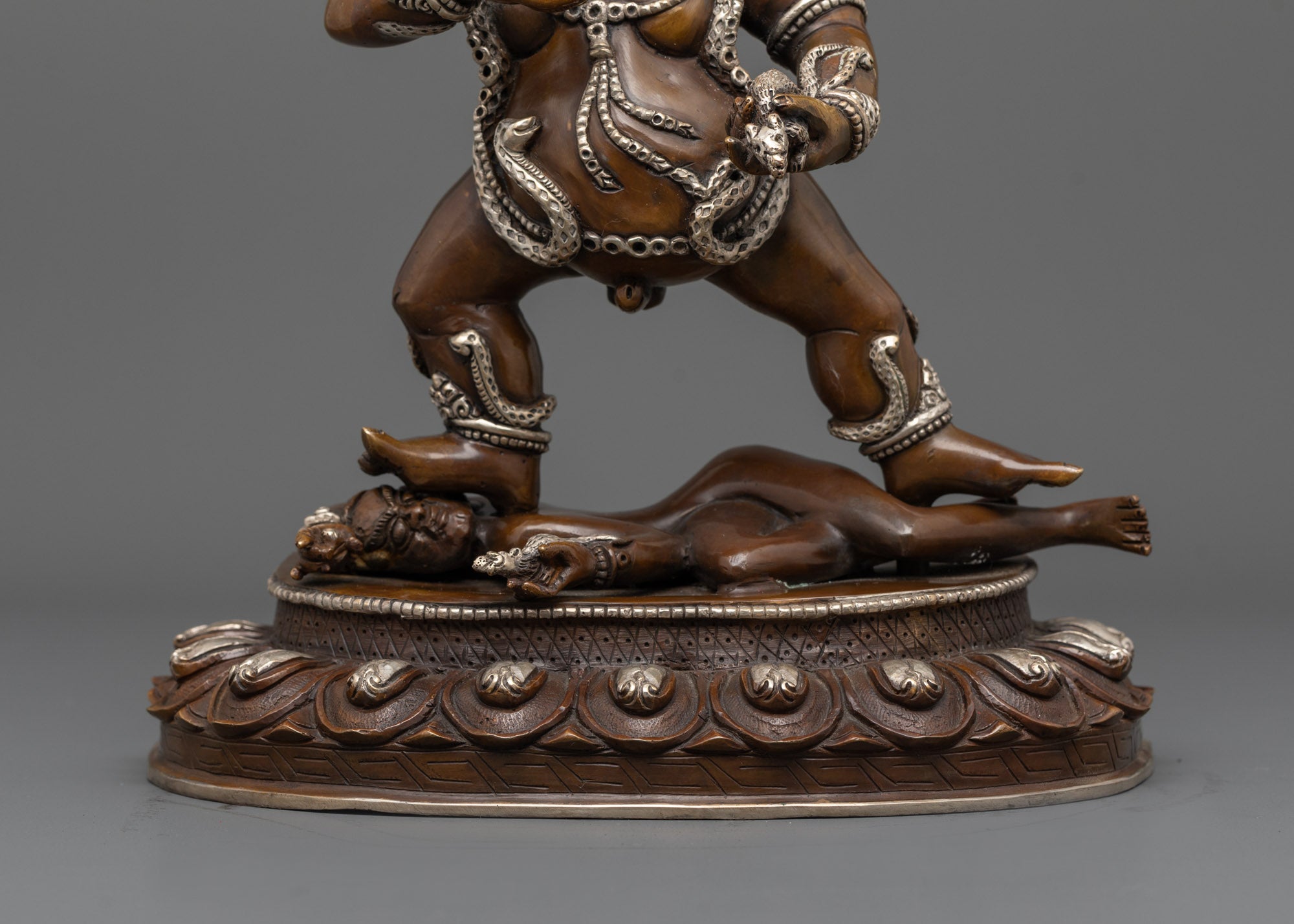 Black Dzambhala Statue | Authentic Handmade Spiritual Sculpture