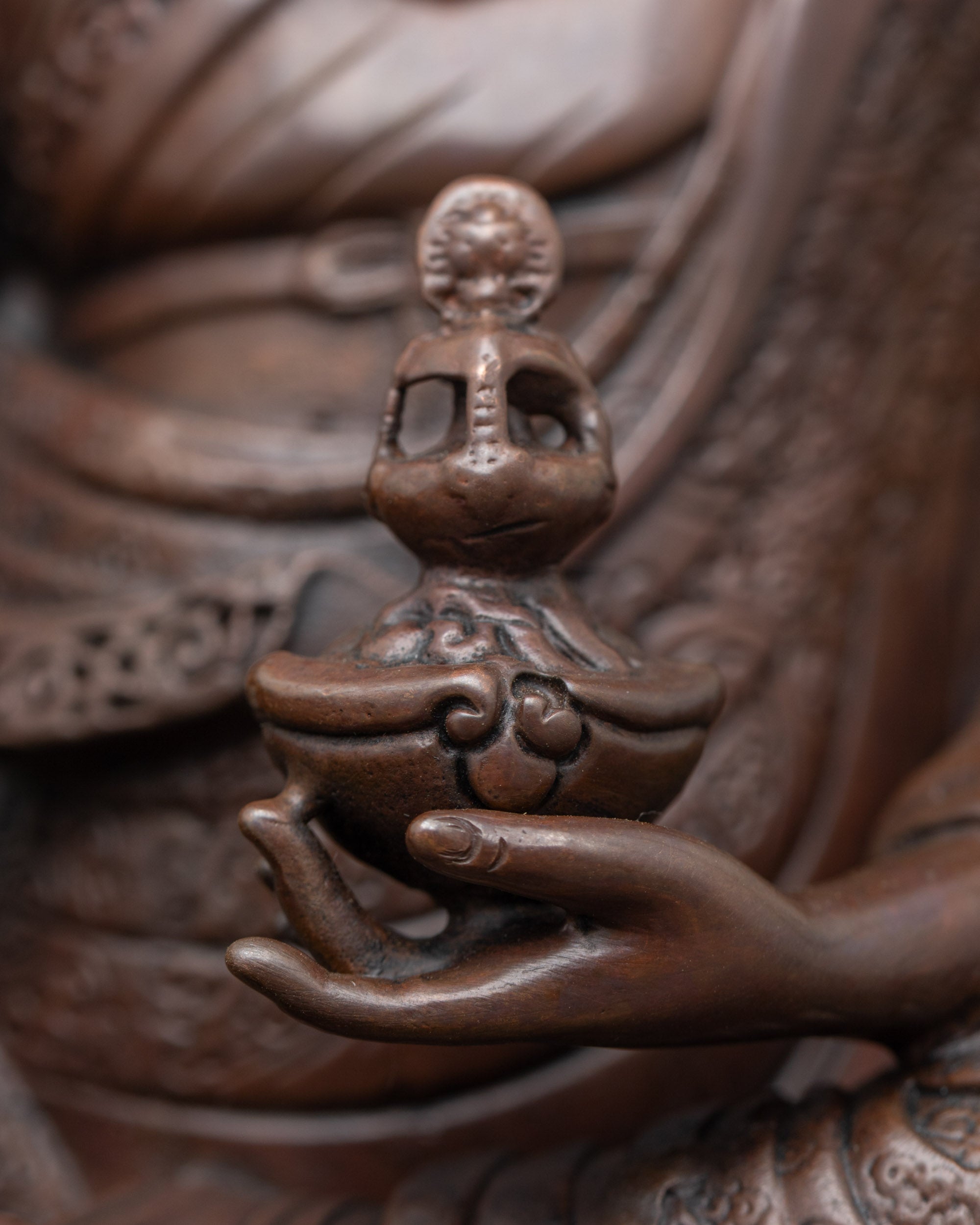 Guru Rinpoche Sculpture – Buddhist Master for Sacred Home Altar