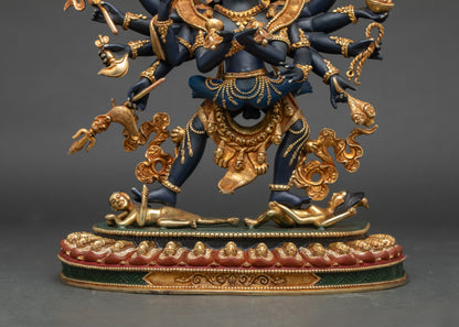 Chakrasamvara Statue with Consort | Yab-Yum Buddhist Sculpture