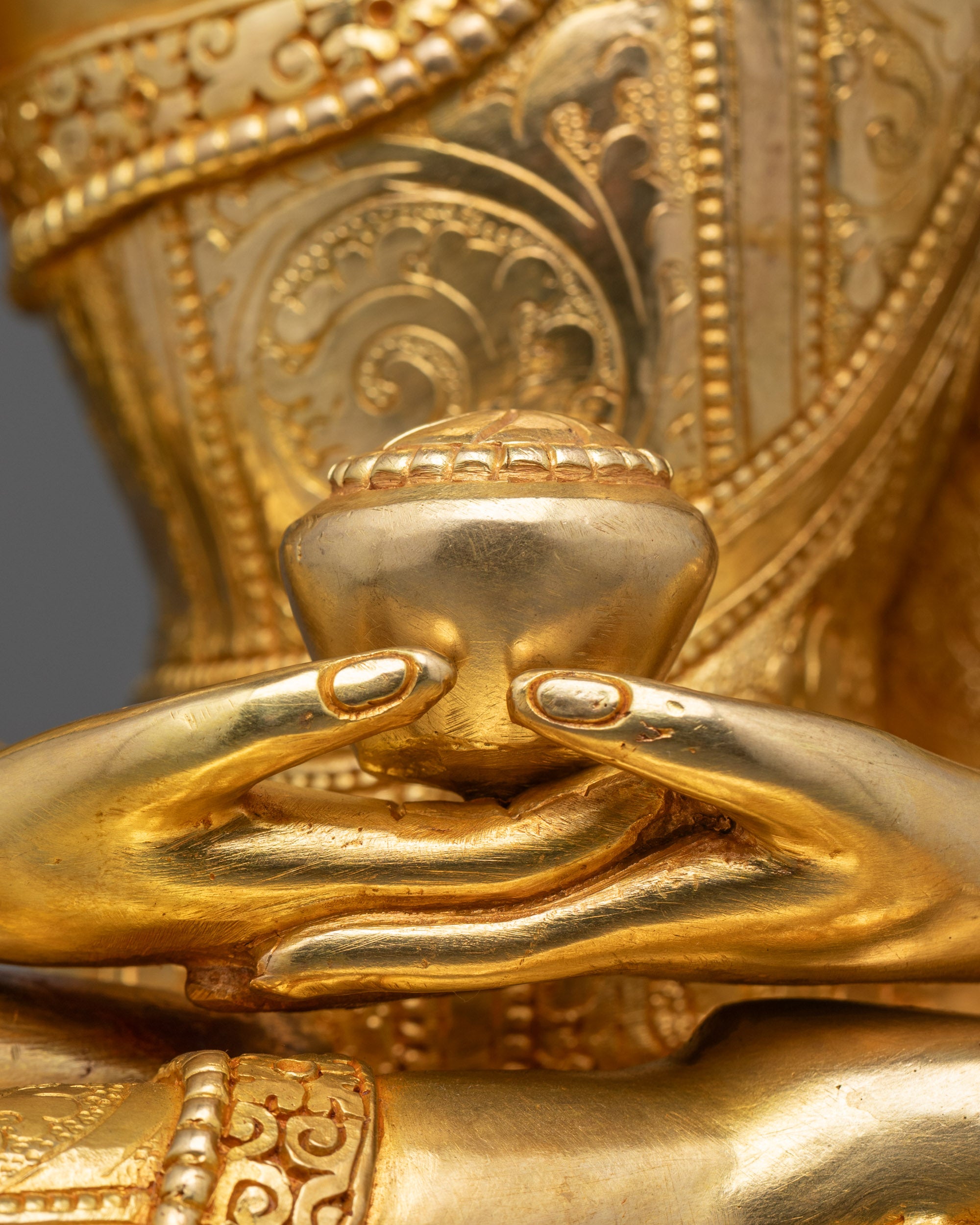 Meditation-Grade Amitabha Buddha Idol | Nepalese Artisan Craft