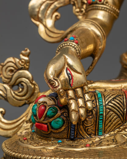 Tibetan White Tara Statue | Feminine Symbol of Longevity
