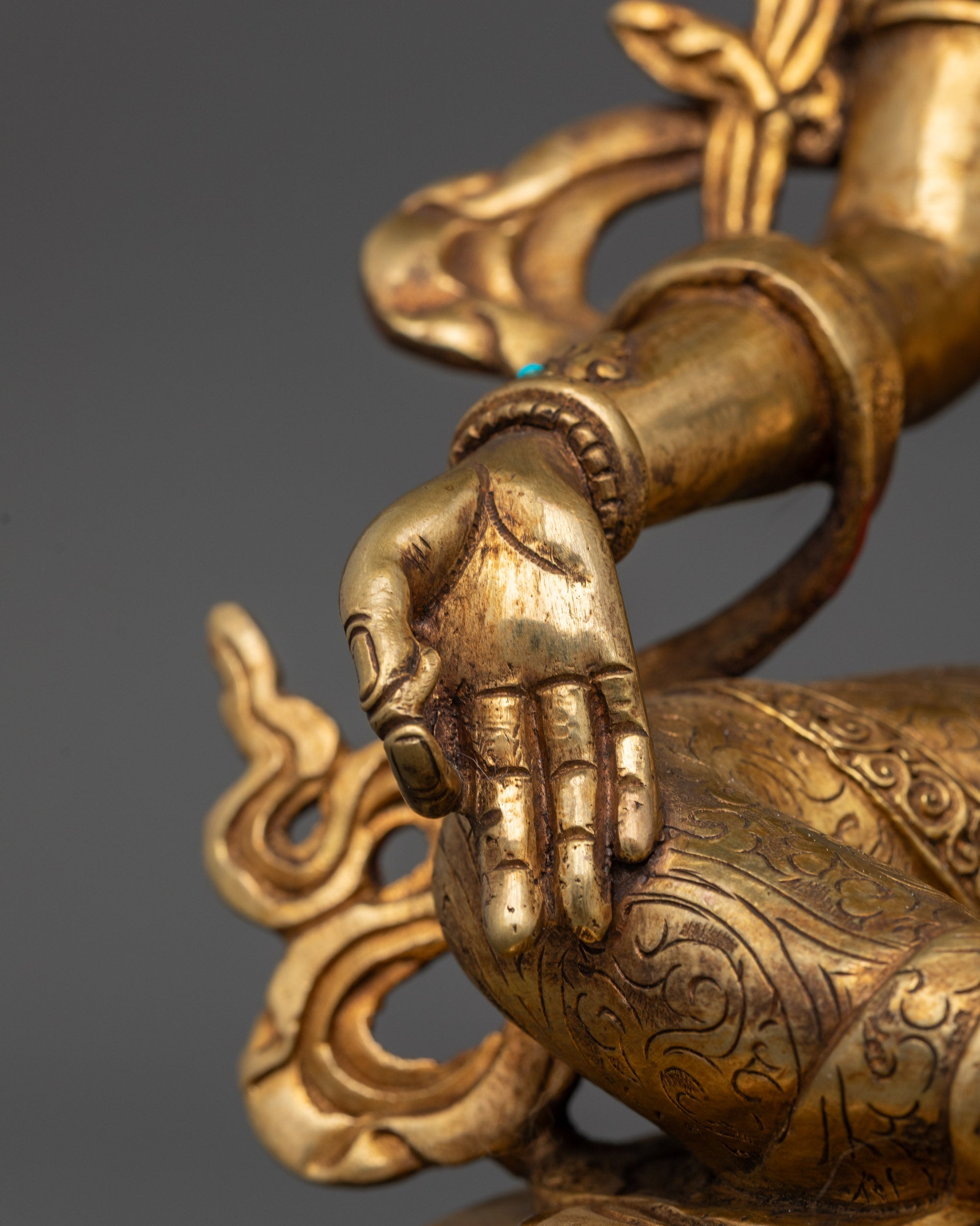 Goddess Green Tara Statue | Nepalese Artisan Handcrafted Sculpture