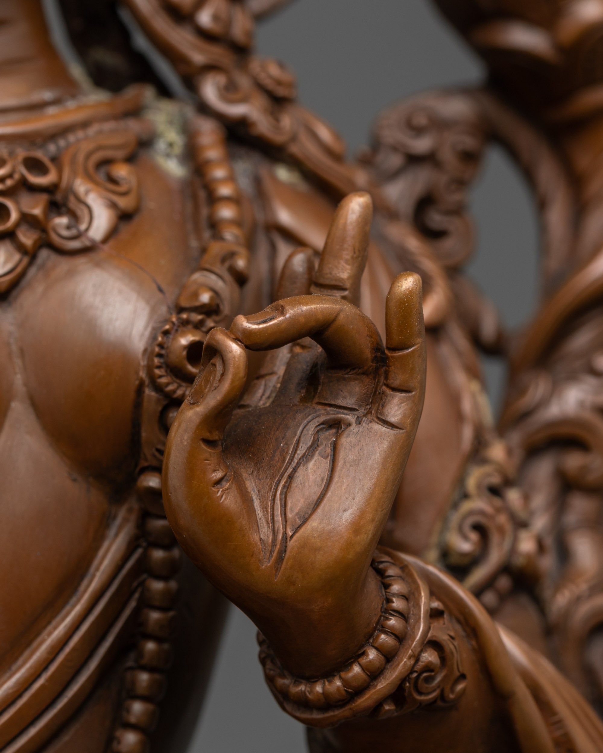 Serene Buddhist Sita Tara Statue | Rare Traditional Art of Nepal