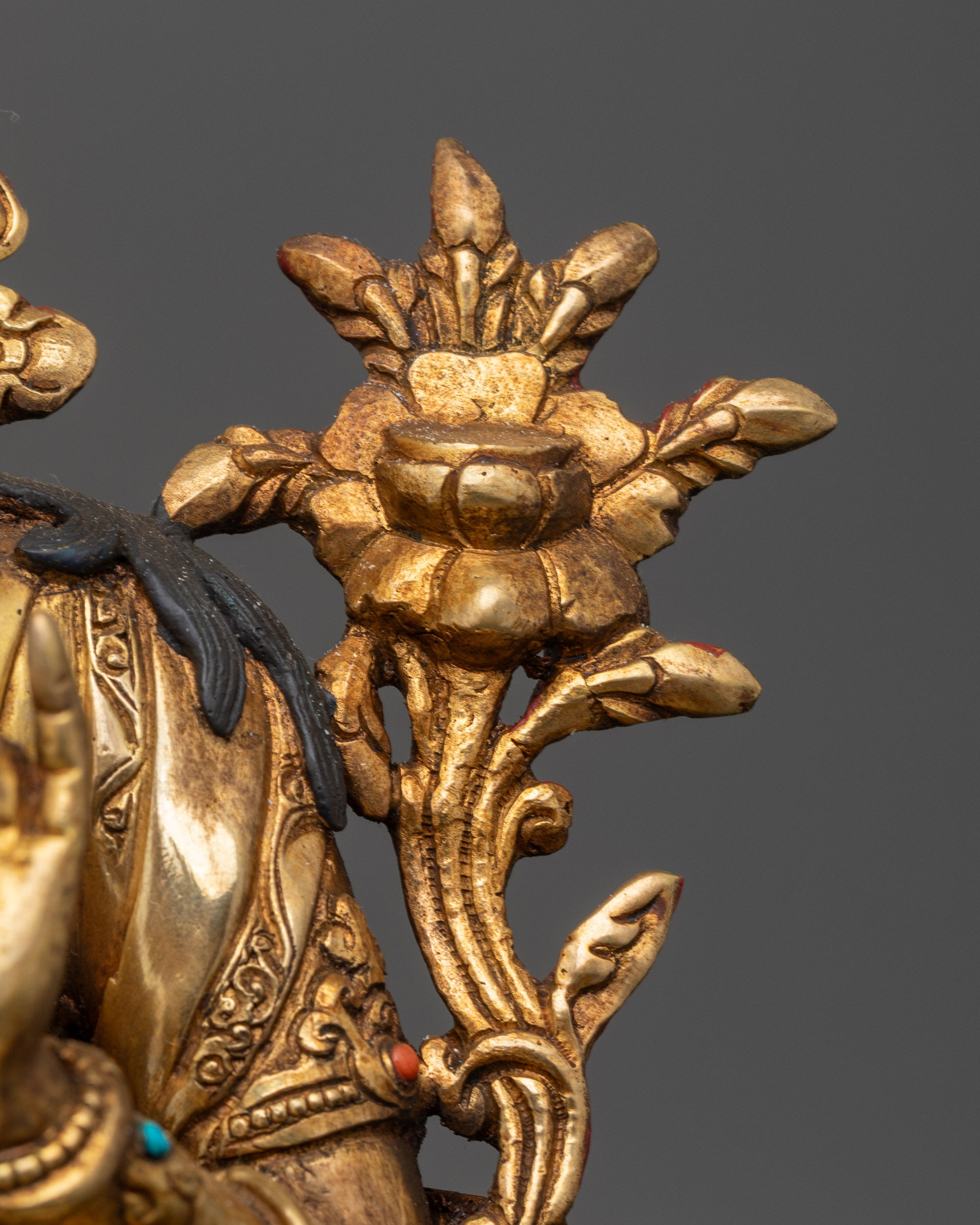 Goddess Green Tara Statue | Nepalese Artisan Handcrafted Sculpture