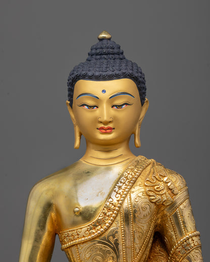 Meditation-Grade Amitabha Buddha Idol | Nepalese Artisan Craft