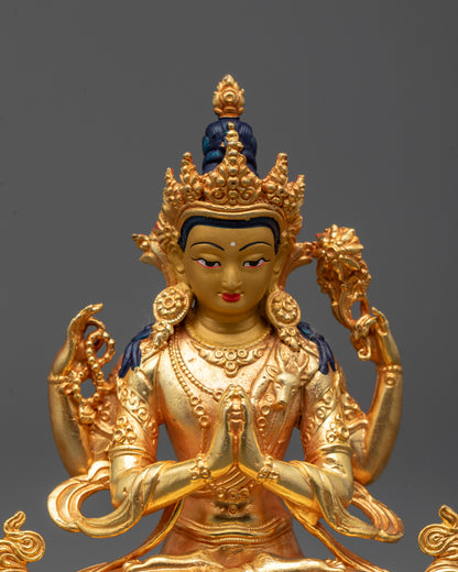 Chenrezig Statue | Tibetan Buddhist Deity of Compassion