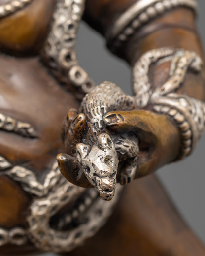 Black Dzambhala Statue | Authentic Handmade Spiritual Sculpture
