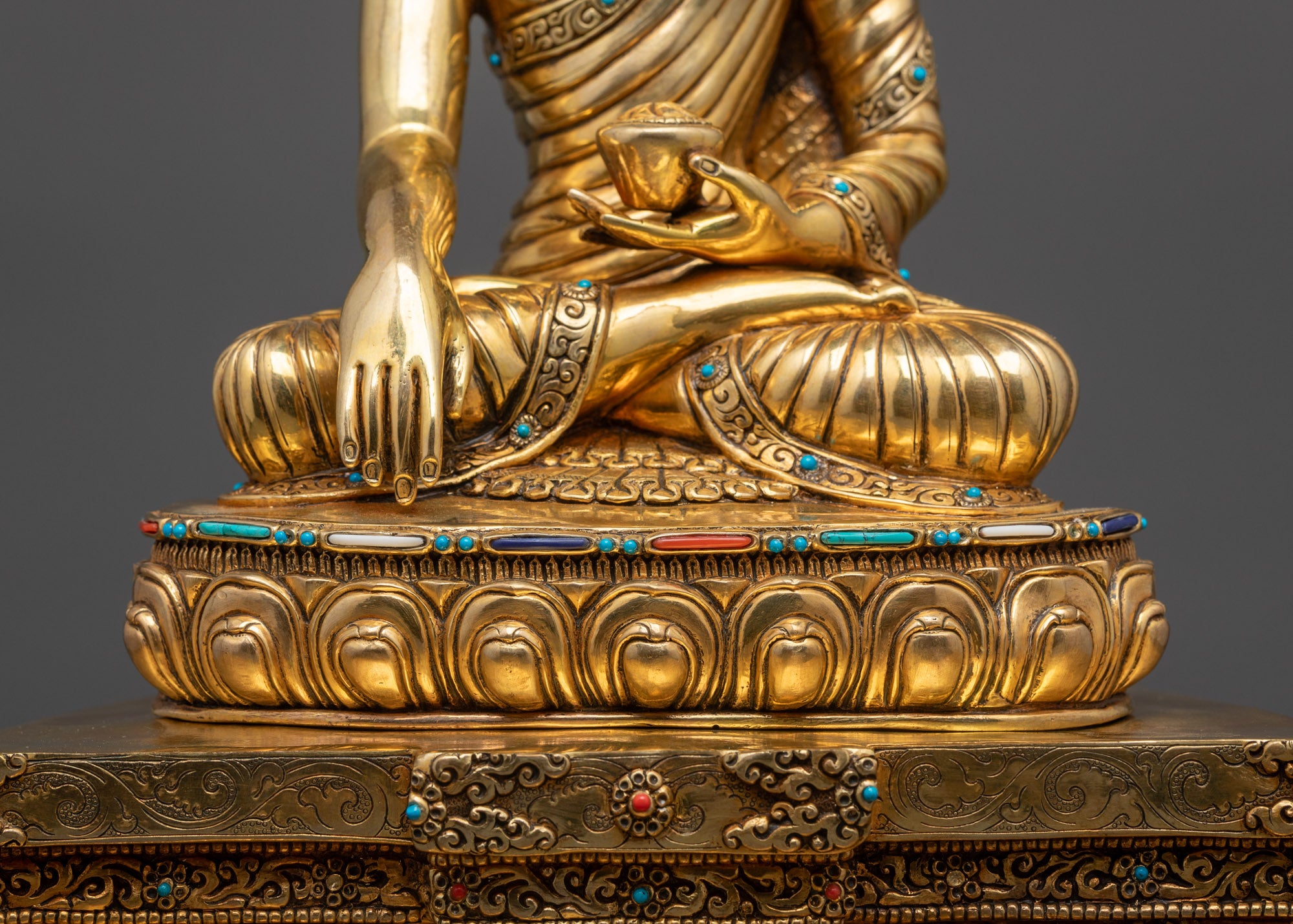 Meditating Shakyamuni Buddha Statue | Himalayan Sacred Artwork