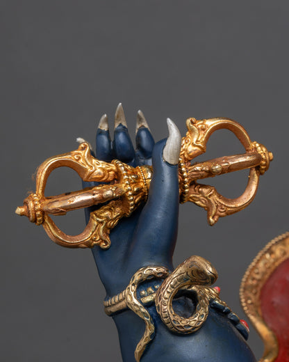 Large Vajrapani Statue | High-Quality Tibetan Vajra Protector Figurine