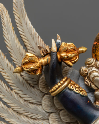 Divine Vajrakilaya Yab-Yum Statue | Tibetan Buddhist Ritual Artwork
