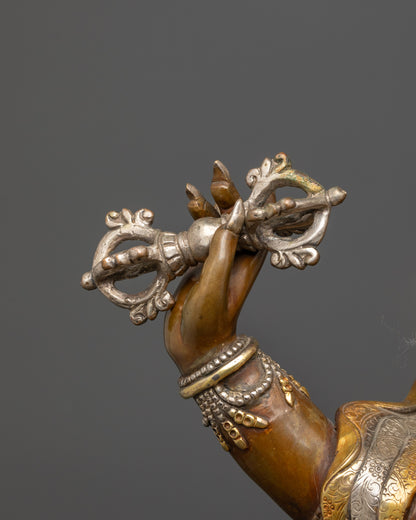 Protector Vajrapani Sculpture | The Thunderbolt Bearer Statue