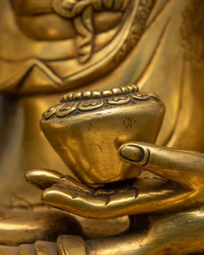 Smooth Shakyamuni Buddha Statue | The Enlightened One Meditation Idol