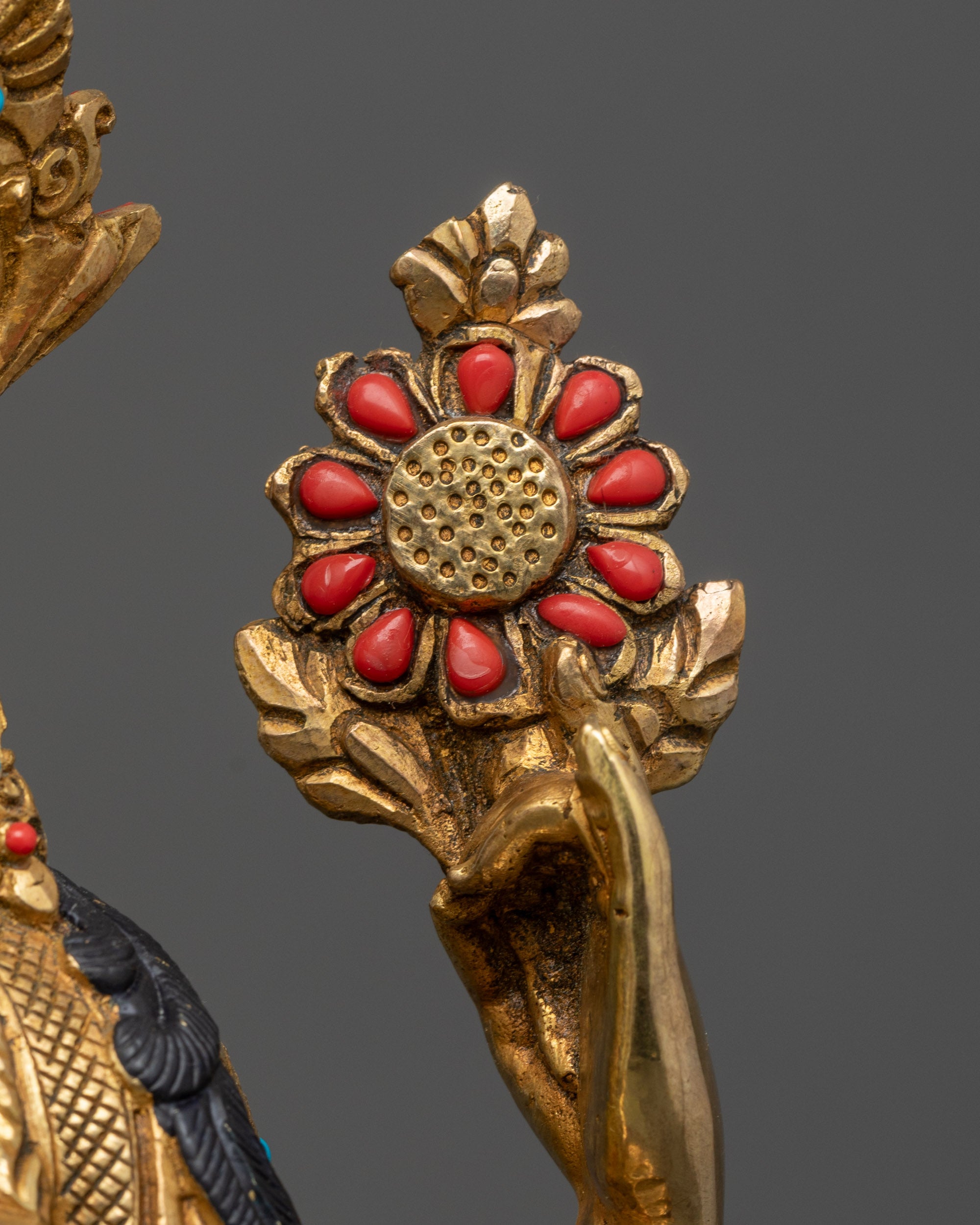 Nepalese Handmade Chenrezig Statue | Divine Compassion & Sacred Decor
