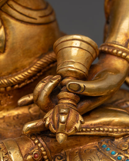 Traditional Vajrasattva Statue | Premium Nepalese Handcrafted Artwork