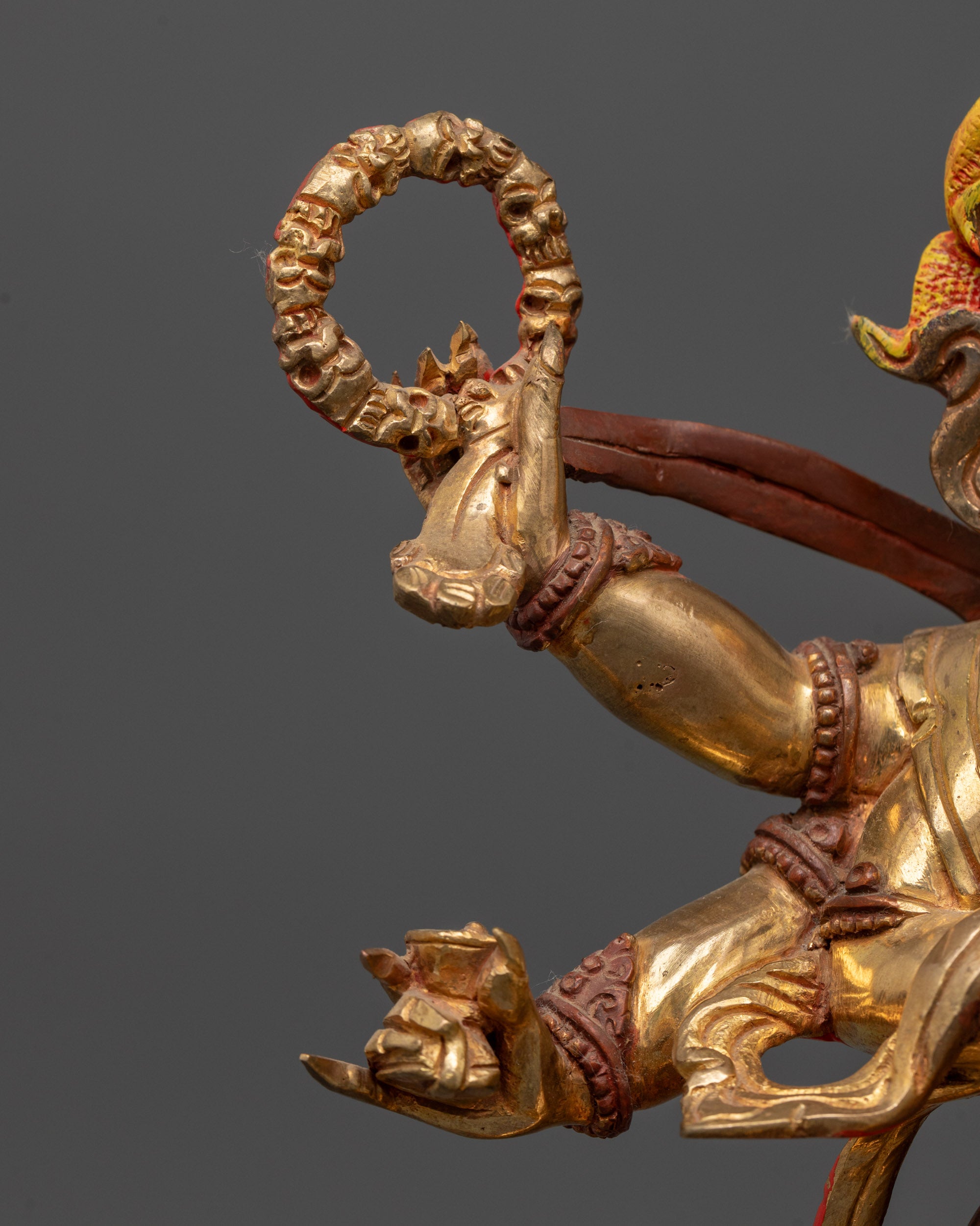 Six Armed Mahakala Statue | Handmade Nepalese Vajrayana