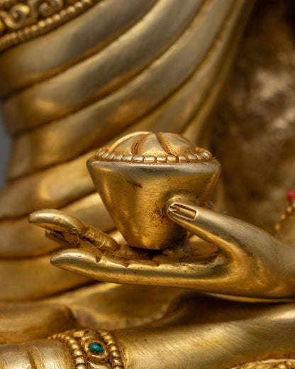 Enlightened Shakyamuni Buddha Statue | Spiritual Decor from Nepal