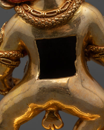 Black Dzambhala Statue | Fierce Wealth Protector in Tibetan Buddhism
