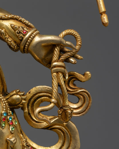 Wrathful Six Armed Mahakala Statue | Guardian of the Dharma