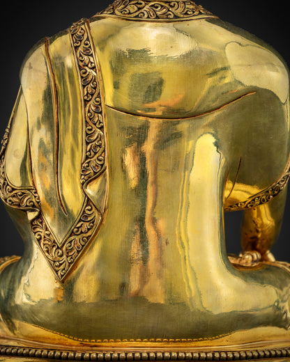 Masterpiece 16 Inch Shakyamuni Buddha Statue: Perfect for Spiritual Practice