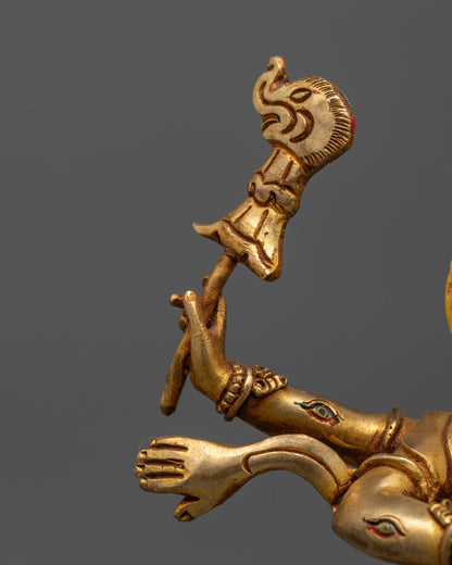 Fierce Rahula Statue | Hand-Carved Dharma Protector